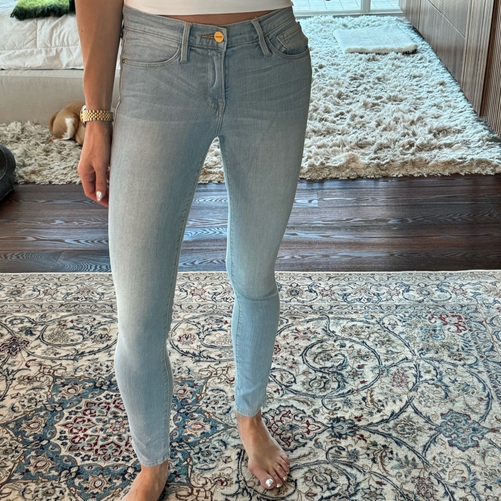 Frame Denim Light Blue Women’s Skinny Jeans